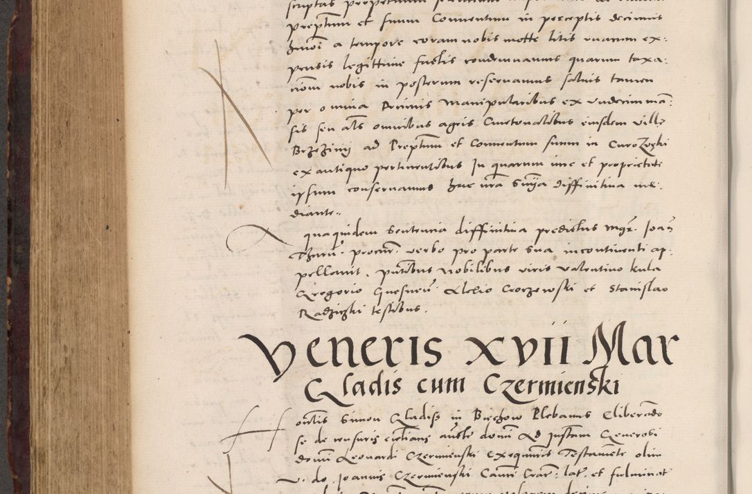 Zdjęcie nr 660 dla obiektu archiwalnego: Acta actorum causarum, sentenciarum tam diffinitivarum quam interloquutoriarum, decretorum, obligationum, quietationum et constitucionum procuratorum coram reverendo domino Bartholomeo Ganthkowski cancellario Gnesnensi, archidiacono et reverendissimi in Christo patris domini Andree Dei gratia episcopi Cracoviensis vicario in spiritualibus generali Cracoviensi ad annum Domini millesimum quingentesimum quingentesimum secundum, cuius indictio decima, pontificatus Julii pape tercii, annus tercius, foeliciter continuantur.