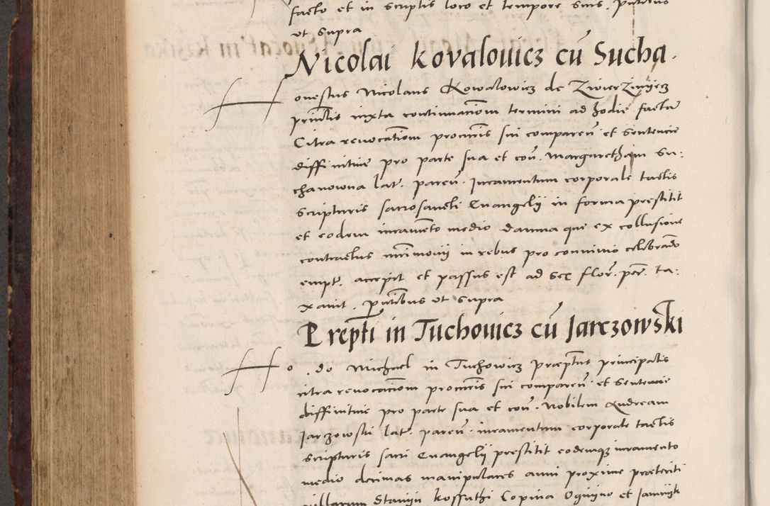 Zdjęcie nr 656 dla obiektu archiwalnego: Acta actorum causarum, sentenciarum tam diffinitivarum quam interloquutoriarum, decretorum, obligationum, quietationum et constitucionum procuratorum coram reverendo domino Bartholomeo Ganthkowski cancellario Gnesnensi, archidiacono et reverendissimi in Christo patris domini Andree Dei gratia episcopi Cracoviensis vicario in spiritualibus generali Cracoviensi ad annum Domini millesimum quingentesimum quingentesimum secundum, cuius indictio decima, pontificatus Julii pape tercii, annus tercius, foeliciter continuantur.