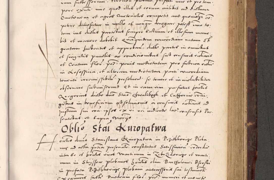 Zdjęcie nr 649 dla obiektu archiwalnego: Acta actorum causarum, sentenciarum tam diffinitivarum quam interloquutoriarum, decretorum, obligationum, quietationum et constitucionum procuratorum coram reverendo domino Bartholomeo Ganthkowski cancellario Gnesnensi, archidiacono et reverendissimi in Christo patris domini Andree Dei gratia episcopi Cracoviensis vicario in spiritualibus generali Cracoviensi ad annum Domini millesimum quingentesimum quingentesimum secundum, cuius indictio decima, pontificatus Julii pape tercii, annus tercius, foeliciter continuantur.