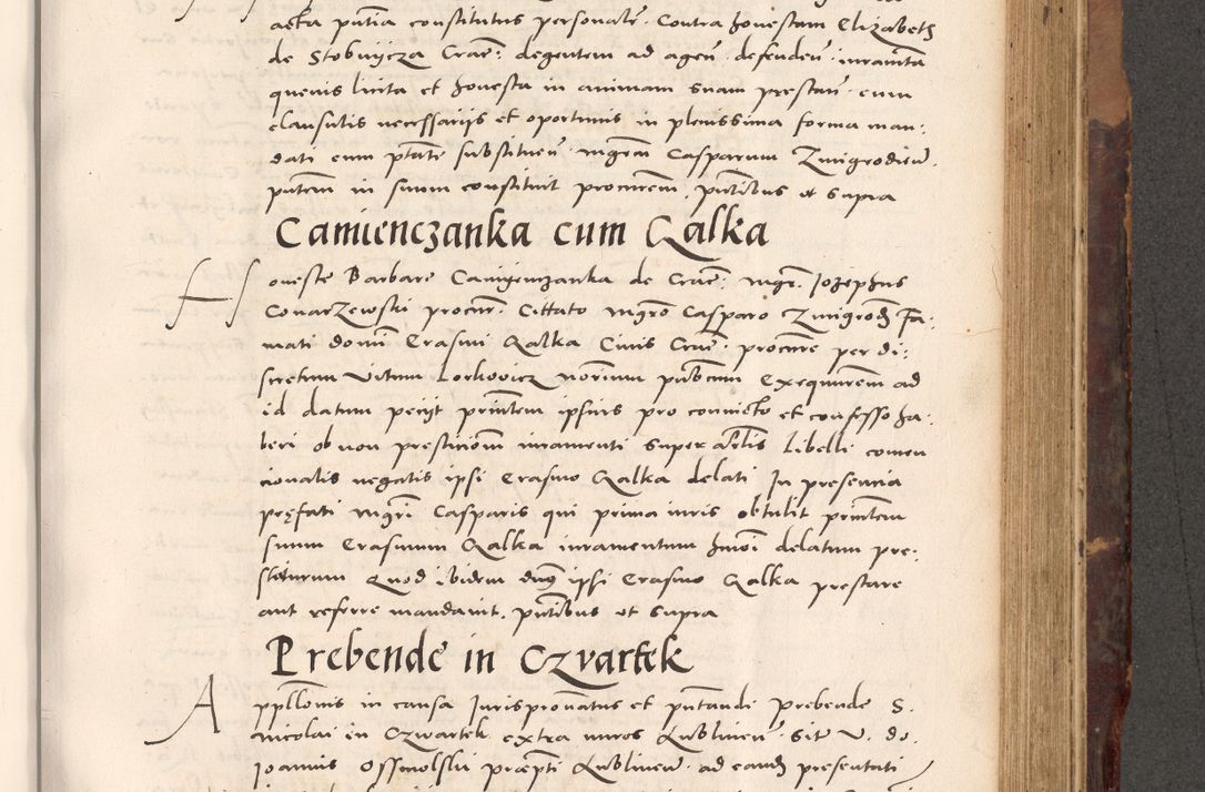 Zdjęcie nr 647 dla obiektu archiwalnego: Acta actorum causarum, sentenciarum tam diffinitivarum quam interloquutoriarum, decretorum, obligationum, quietationum et constitucionum procuratorum coram reverendo domino Bartholomeo Ganthkowski cancellario Gnesnensi, archidiacono et reverendissimi in Christo patris domini Andree Dei gratia episcopi Cracoviensis vicario in spiritualibus generali Cracoviensi ad annum Domini millesimum quingentesimum quingentesimum secundum, cuius indictio decima, pontificatus Julii pape tercii, annus tercius, foeliciter continuantur.