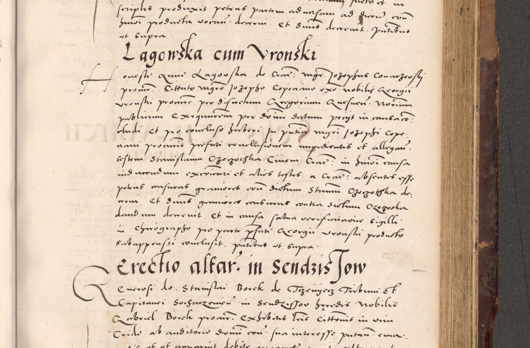 Zdjęcie nr 643 dla obiektu archiwalnego: Acta actorum causarum, sentenciarum tam diffinitivarum quam interloquutoriarum, decretorum, obligationum, quietationum et constitucionum procuratorum coram reverendo domino Bartholomeo Ganthkowski cancellario Gnesnensi, archidiacono et reverendissimi in Christo patris domini Andree Dei gratia episcopi Cracoviensis vicario in spiritualibus generali Cracoviensi ad annum Domini millesimum quingentesimum quingentesimum secundum, cuius indictio decima, pontificatus Julii pape tercii, annus tercius, foeliciter continuantur.