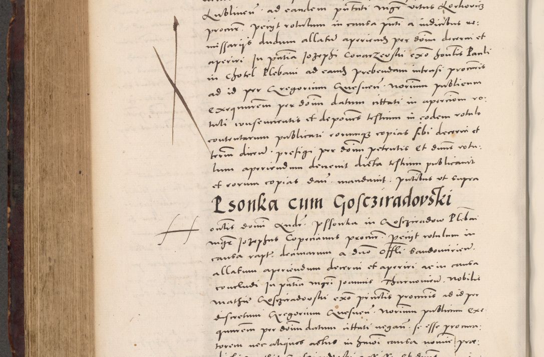 Zdjęcie nr 642 dla obiektu archiwalnego: Acta actorum causarum, sentenciarum tam diffinitivarum quam interloquutoriarum, decretorum, obligationum, quietationum et constitucionum procuratorum coram reverendo domino Bartholomeo Ganthkowski cancellario Gnesnensi, archidiacono et reverendissimi in Christo patris domini Andree Dei gratia episcopi Cracoviensis vicario in spiritualibus generali Cracoviensi ad annum Domini millesimum quingentesimum quingentesimum secundum, cuius indictio decima, pontificatus Julii pape tercii, annus tercius, foeliciter continuantur.