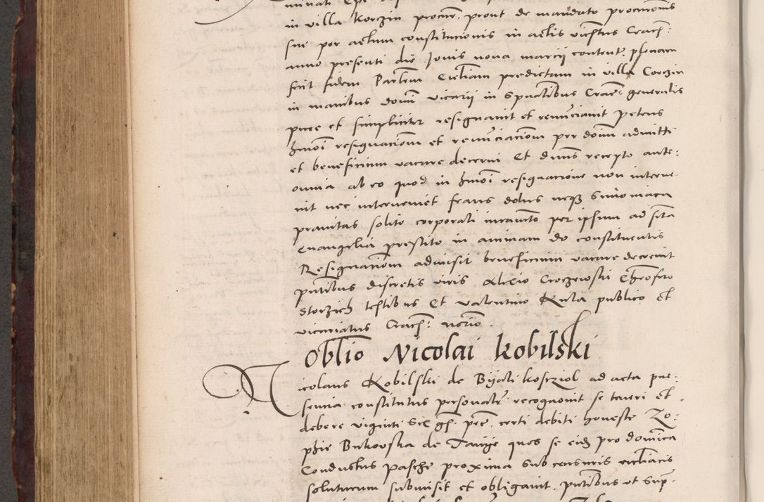 Zdjęcie nr 640 dla obiektu archiwalnego: Acta actorum causarum, sentenciarum tam diffinitivarum quam interloquutoriarum, decretorum, obligationum, quietationum et constitucionum procuratorum coram reverendo domino Bartholomeo Ganthkowski cancellario Gnesnensi, archidiacono et reverendissimi in Christo patris domini Andree Dei gratia episcopi Cracoviensis vicario in spiritualibus generali Cracoviensi ad annum Domini millesimum quingentesimum quingentesimum secundum, cuius indictio decima, pontificatus Julii pape tercii, annus tercius, foeliciter continuantur.