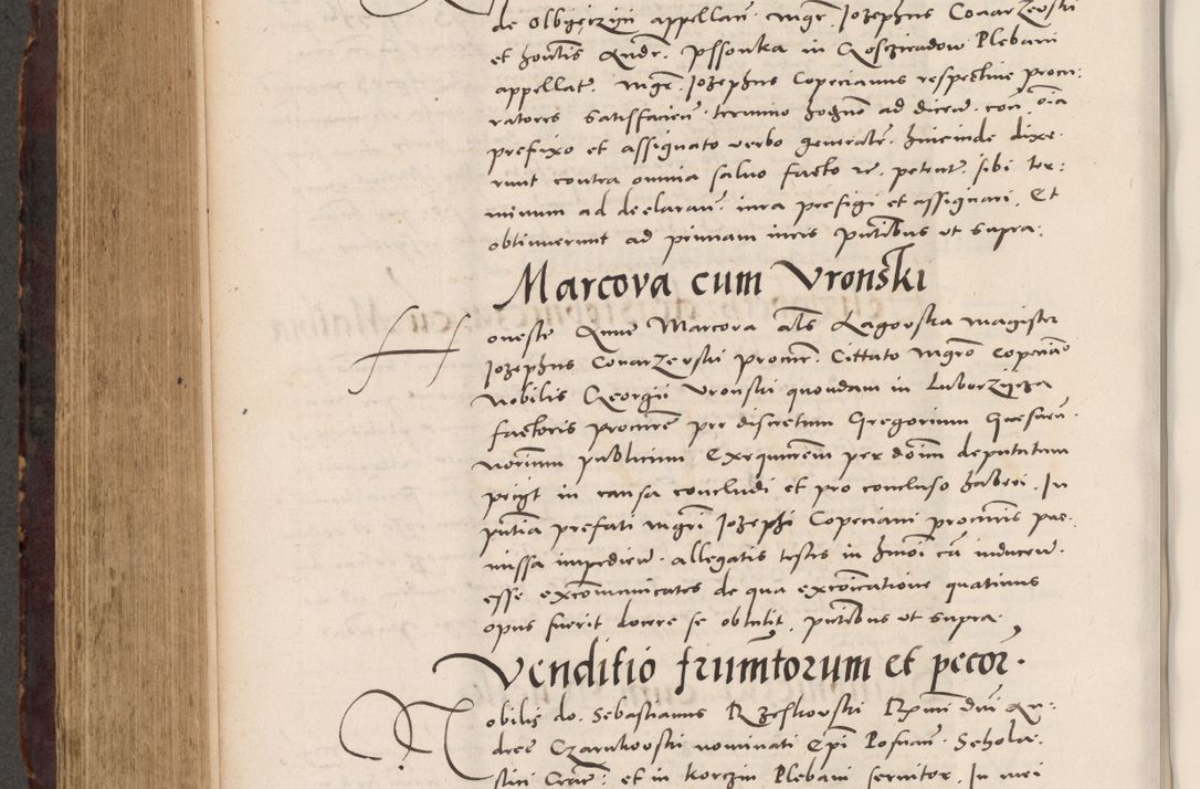 Zdjęcie nr 636 dla obiektu archiwalnego: Acta actorum causarum, sentenciarum tam diffinitivarum quam interloquutoriarum, decretorum, obligationum, quietationum et constitucionum procuratorum coram reverendo domino Bartholomeo Ganthkowski cancellario Gnesnensi, archidiacono et reverendissimi in Christo patris domini Andree Dei gratia episcopi Cracoviensis vicario in spiritualibus generali Cracoviensi ad annum Domini millesimum quingentesimum quingentesimum secundum, cuius indictio decima, pontificatus Julii pape tercii, annus tercius, foeliciter continuantur.