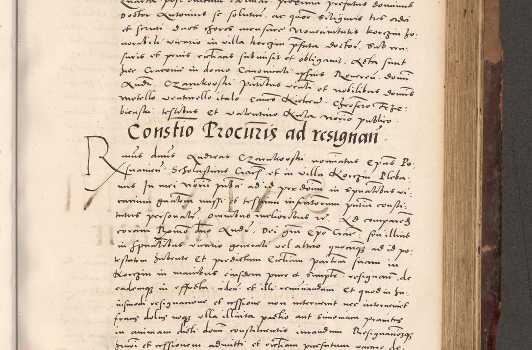 Zdjęcie nr 637 dla obiektu archiwalnego: Acta actorum causarum, sentenciarum tam diffinitivarum quam interloquutoriarum, decretorum, obligationum, quietationum et constitucionum procuratorum coram reverendo domino Bartholomeo Ganthkowski cancellario Gnesnensi, archidiacono et reverendissimi in Christo patris domini Andree Dei gratia episcopi Cracoviensis vicario in spiritualibus generali Cracoviensi ad annum Domini millesimum quingentesimum quingentesimum secundum, cuius indictio decima, pontificatus Julii pape tercii, annus tercius, foeliciter continuantur.
