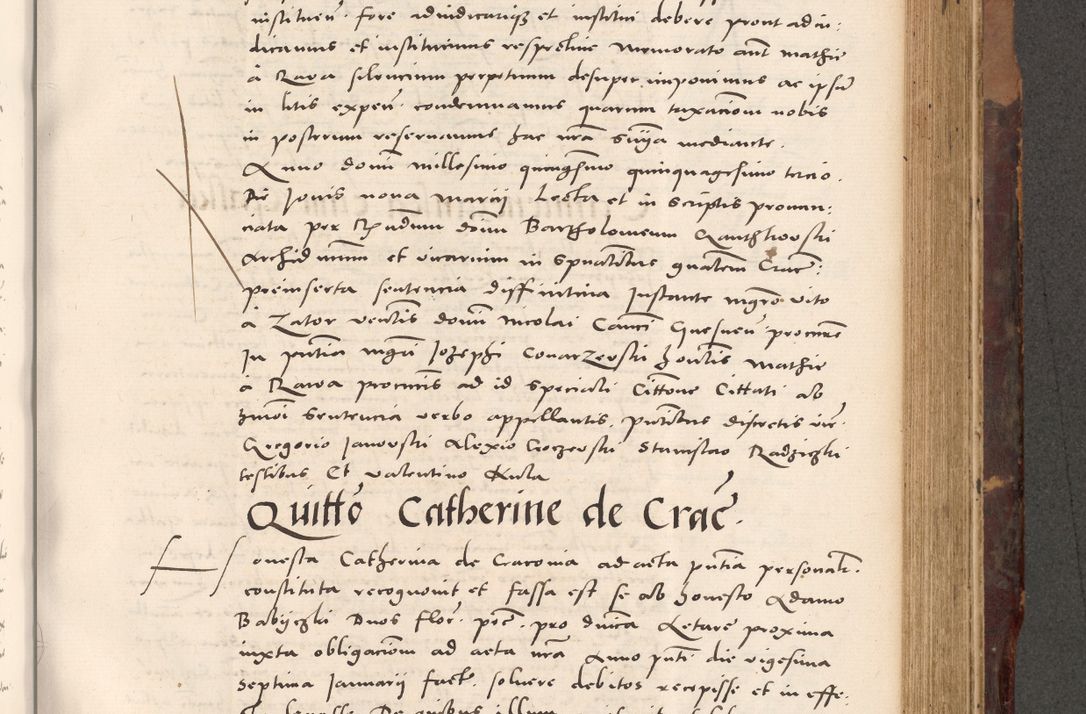 Zdjęcie nr 633 dla obiektu archiwalnego: Acta actorum causarum, sentenciarum tam diffinitivarum quam interloquutoriarum, decretorum, obligationum, quietationum et constitucionum procuratorum coram reverendo domino Bartholomeo Ganthkowski cancellario Gnesnensi, archidiacono et reverendissimi in Christo patris domini Andree Dei gratia episcopi Cracoviensis vicario in spiritualibus generali Cracoviensi ad annum Domini millesimum quingentesimum quingentesimum secundum, cuius indictio decima, pontificatus Julii pape tercii, annus tercius, foeliciter continuantur.
