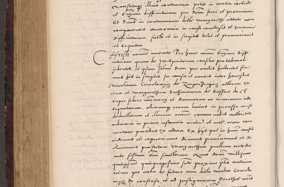 Zdjęcie nr 630 dla obiektu archiwalnego: Acta actorum causarum, sentenciarum tam diffinitivarum quam interloquutoriarum, decretorum, obligationum, quietationum et constitucionum procuratorum coram reverendo domino Bartholomeo Ganthkowski cancellario Gnesnensi, archidiacono et reverendissimi in Christo patris domini Andree Dei gratia episcopi Cracoviensis vicario in spiritualibus generali Cracoviensi ad annum Domini millesimum quingentesimum quingentesimum secundum, cuius indictio decima, pontificatus Julii pape tercii, annus tercius, foeliciter continuantur.