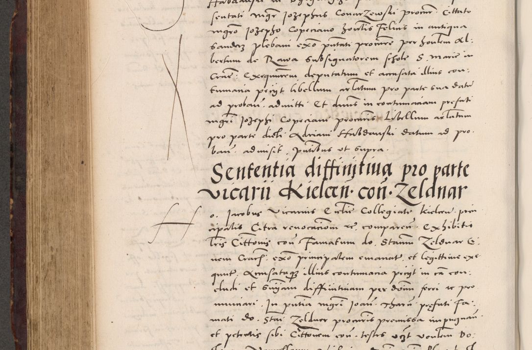 Zdjęcie nr 622 dla obiektu archiwalnego: Acta actorum causarum, sentenciarum tam diffinitivarum quam interloquutoriarum, decretorum, obligationum, quietationum et constitucionum procuratorum coram reverendo domino Bartholomeo Ganthkowski cancellario Gnesnensi, archidiacono et reverendissimi in Christo patris domini Andree Dei gratia episcopi Cracoviensis vicario in spiritualibus generali Cracoviensi ad annum Domini millesimum quingentesimum quingentesimum secundum, cuius indictio decima, pontificatus Julii pape tercii, annus tercius, foeliciter continuantur.