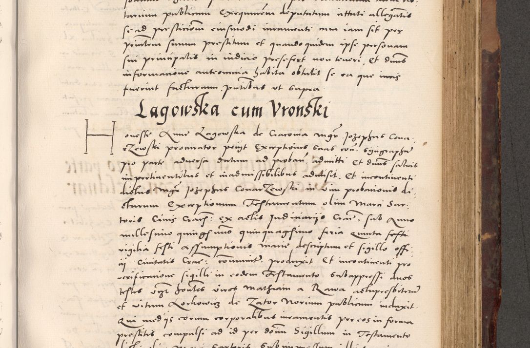 Zdjęcie nr 621 dla obiektu archiwalnego: Acta actorum causarum, sentenciarum tam diffinitivarum quam interloquutoriarum, decretorum, obligationum, quietationum et constitucionum procuratorum coram reverendo domino Bartholomeo Ganthkowski cancellario Gnesnensi, archidiacono et reverendissimi in Christo patris domini Andree Dei gratia episcopi Cracoviensis vicario in spiritualibus generali Cracoviensi ad annum Domini millesimum quingentesimum quingentesimum secundum, cuius indictio decima, pontificatus Julii pape tercii, annus tercius, foeliciter continuantur.