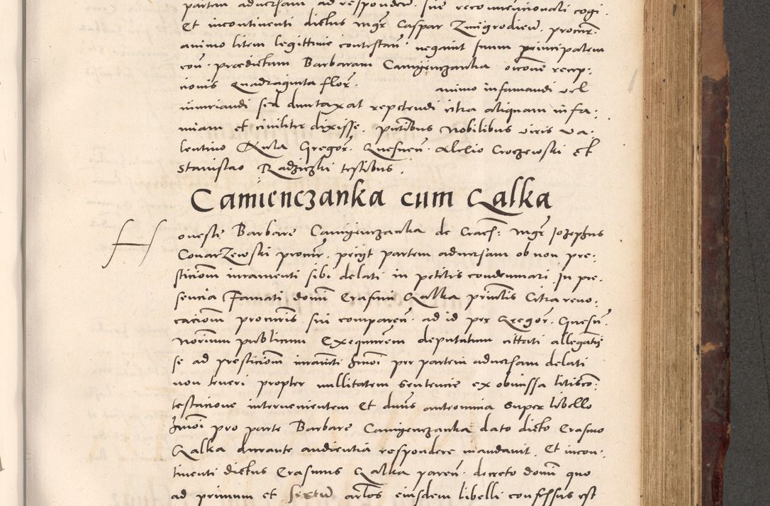 Zdjęcie nr 615 dla obiektu archiwalnego: Acta actorum causarum, sentenciarum tam diffinitivarum quam interloquutoriarum, decretorum, obligationum, quietationum et constitucionum procuratorum coram reverendo domino Bartholomeo Ganthkowski cancellario Gnesnensi, archidiacono et reverendissimi in Christo patris domini Andree Dei gratia episcopi Cracoviensis vicario in spiritualibus generali Cracoviensi ad annum Domini millesimum quingentesimum quingentesimum secundum, cuius indictio decima, pontificatus Julii pape tercii, annus tercius, foeliciter continuantur.