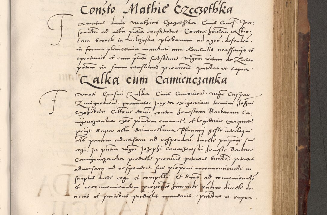 Zdjęcie nr 613 dla obiektu archiwalnego: Acta actorum causarum, sentenciarum tam diffinitivarum quam interloquutoriarum, decretorum, obligationum, quietationum et constitucionum procuratorum coram reverendo domino Bartholomeo Ganthkowski cancellario Gnesnensi, archidiacono et reverendissimi in Christo patris domini Andree Dei gratia episcopi Cracoviensis vicario in spiritualibus generali Cracoviensi ad annum Domini millesimum quingentesimum quingentesimum secundum, cuius indictio decima, pontificatus Julii pape tercii, annus tercius, foeliciter continuantur.