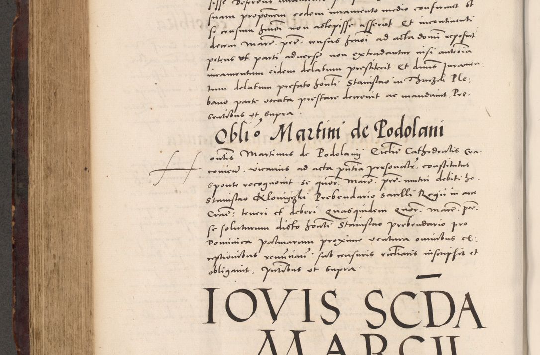 Zdjęcie nr 614 dla obiektu archiwalnego: Acta actorum causarum, sentenciarum tam diffinitivarum quam interloquutoriarum, decretorum, obligationum, quietationum et constitucionum procuratorum coram reverendo domino Bartholomeo Ganthkowski cancellario Gnesnensi, archidiacono et reverendissimi in Christo patris domini Andree Dei gratia episcopi Cracoviensis vicario in spiritualibus generali Cracoviensi ad annum Domini millesimum quingentesimum quingentesimum secundum, cuius indictio decima, pontificatus Julii pape tercii, annus tercius, foeliciter continuantur.