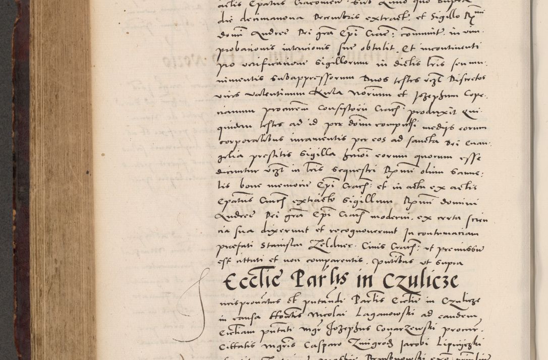 Zdjęcie nr 610 dla obiektu archiwalnego: Acta actorum causarum, sentenciarum tam diffinitivarum quam interloquutoriarum, decretorum, obligationum, quietationum et constitucionum procuratorum coram reverendo domino Bartholomeo Ganthkowski cancellario Gnesnensi, archidiacono et reverendissimi in Christo patris domini Andree Dei gratia episcopi Cracoviensis vicario in spiritualibus generali Cracoviensi ad annum Domini millesimum quingentesimum quingentesimum secundum, cuius indictio decima, pontificatus Julii pape tercii, annus tercius, foeliciter continuantur.