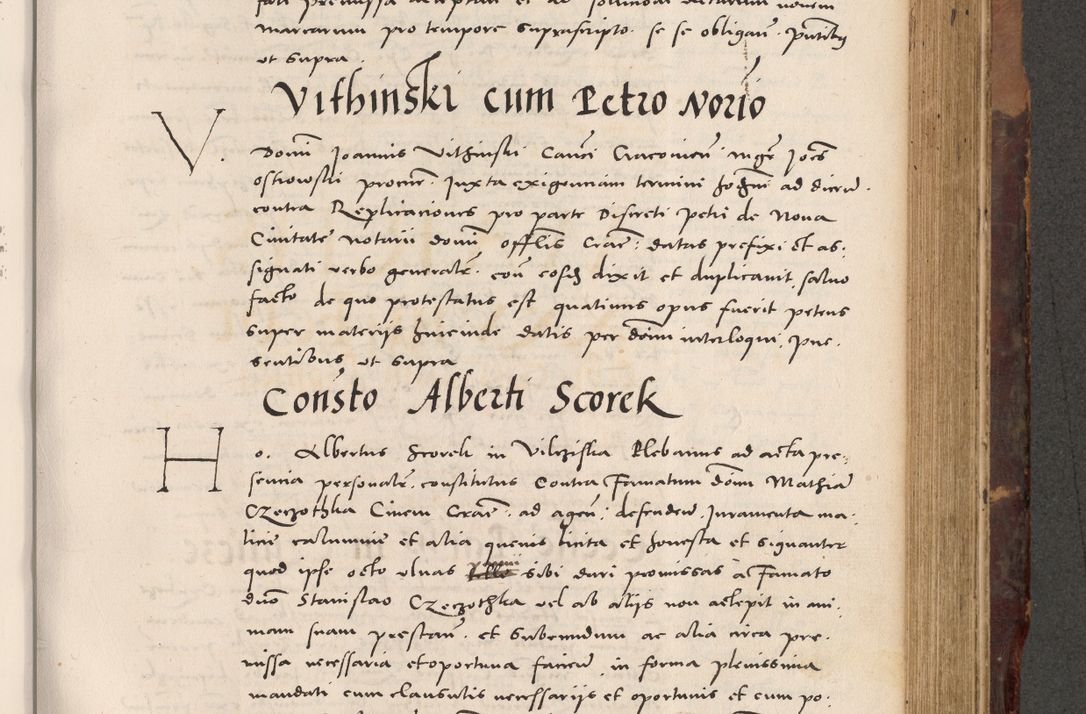 Zdjęcie nr 609 dla obiektu archiwalnego: Acta actorum causarum, sentenciarum tam diffinitivarum quam interloquutoriarum, decretorum, obligationum, quietationum et constitucionum procuratorum coram reverendo domino Bartholomeo Ganthkowski cancellario Gnesnensi, archidiacono et reverendissimi in Christo patris domini Andree Dei gratia episcopi Cracoviensis vicario in spiritualibus generali Cracoviensi ad annum Domini millesimum quingentesimum quingentesimum secundum, cuius indictio decima, pontificatus Julii pape tercii, annus tercius, foeliciter continuantur.