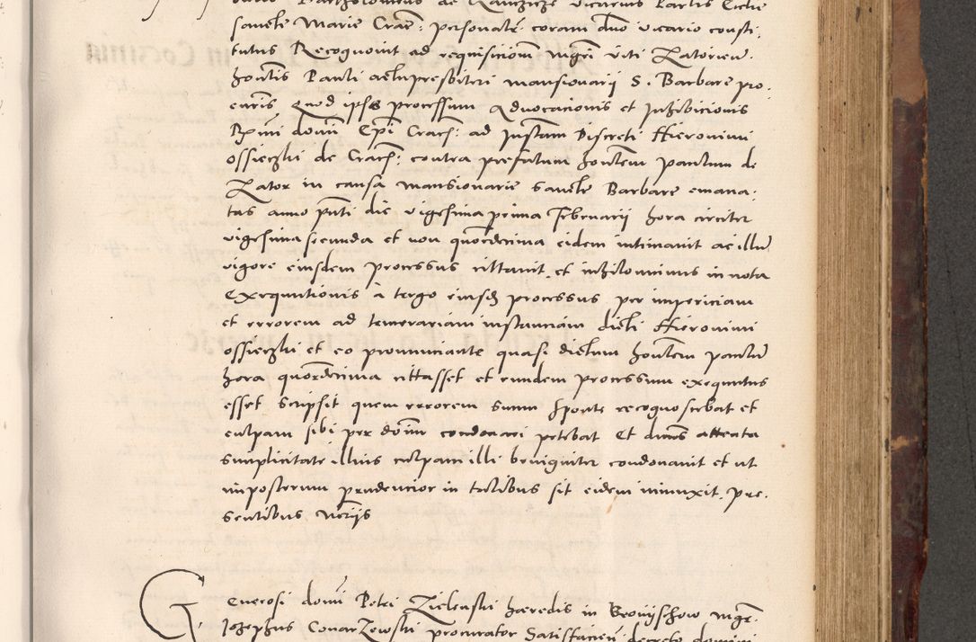 Zdjęcie nr 603 dla obiektu archiwalnego: Acta actorum causarum, sentenciarum tam diffinitivarum quam interloquutoriarum, decretorum, obligationum, quietationum et constitucionum procuratorum coram reverendo domino Bartholomeo Ganthkowski cancellario Gnesnensi, archidiacono et reverendissimi in Christo patris domini Andree Dei gratia episcopi Cracoviensis vicario in spiritualibus generali Cracoviensi ad annum Domini millesimum quingentesimum quingentesimum secundum, cuius indictio decima, pontificatus Julii pape tercii, annus tercius, foeliciter continuantur.