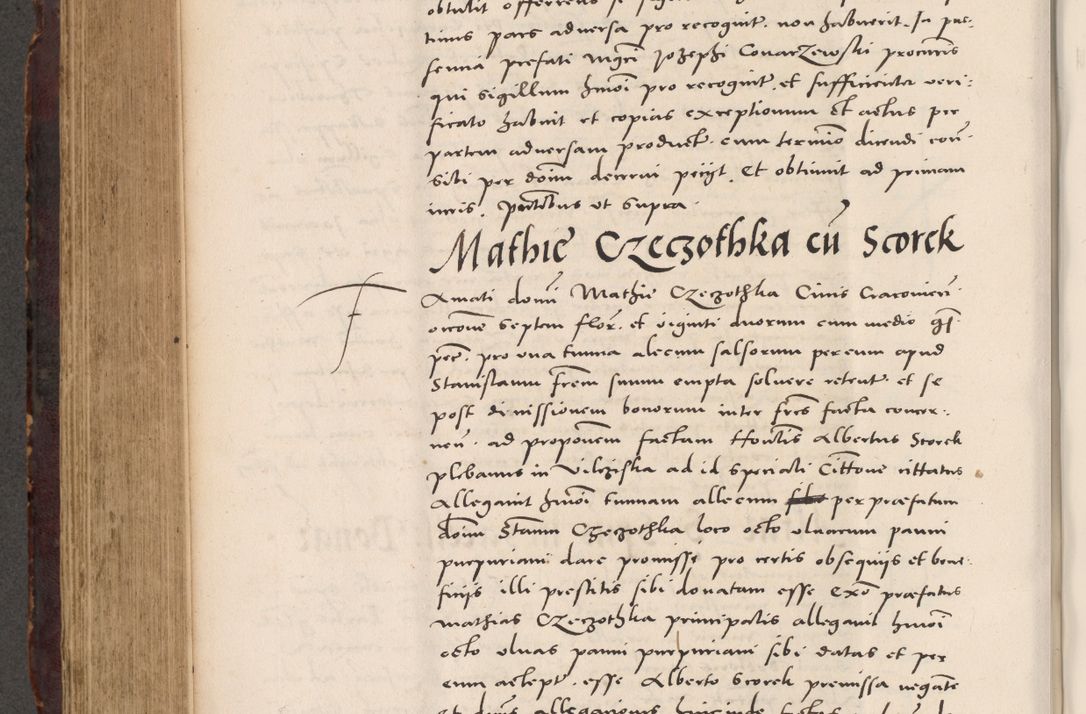 Zdjęcie nr 602 dla obiektu archiwalnego: Acta actorum causarum, sentenciarum tam diffinitivarum quam interloquutoriarum, decretorum, obligationum, quietationum et constitucionum procuratorum coram reverendo domino Bartholomeo Ganthkowski cancellario Gnesnensi, archidiacono et reverendissimi in Christo patris domini Andree Dei gratia episcopi Cracoviensis vicario in spiritualibus generali Cracoviensi ad annum Domini millesimum quingentesimum quingentesimum secundum, cuius indictio decima, pontificatus Julii pape tercii, annus tercius, foeliciter continuantur.