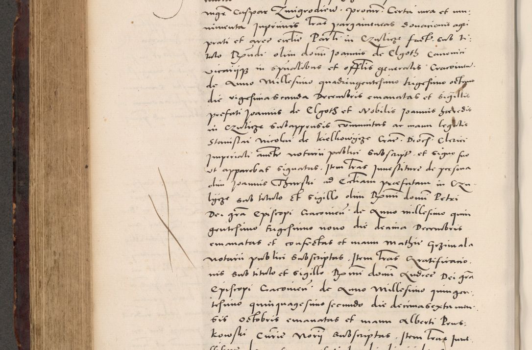Zdjęcie nr 600 dla obiektu archiwalnego: Acta actorum causarum, sentenciarum tam diffinitivarum quam interloquutoriarum, decretorum, obligationum, quietationum et constitucionum procuratorum coram reverendo domino Bartholomeo Ganthkowski cancellario Gnesnensi, archidiacono et reverendissimi in Christo patris domini Andree Dei gratia episcopi Cracoviensis vicario in spiritualibus generali Cracoviensi ad annum Domini millesimum quingentesimum quingentesimum secundum, cuius indictio decima, pontificatus Julii pape tercii, annus tercius, foeliciter continuantur.