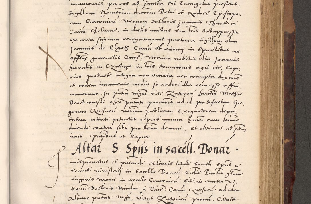 Zdjęcie nr 601 dla obiektu archiwalnego: Acta actorum causarum, sentenciarum tam diffinitivarum quam interloquutoriarum, decretorum, obligationum, quietationum et constitucionum procuratorum coram reverendo domino Bartholomeo Ganthkowski cancellario Gnesnensi, archidiacono et reverendissimi in Christo patris domini Andree Dei gratia episcopi Cracoviensis vicario in spiritualibus generali Cracoviensi ad annum Domini millesimum quingentesimum quingentesimum secundum, cuius indictio decima, pontificatus Julii pape tercii, annus tercius, foeliciter continuantur.