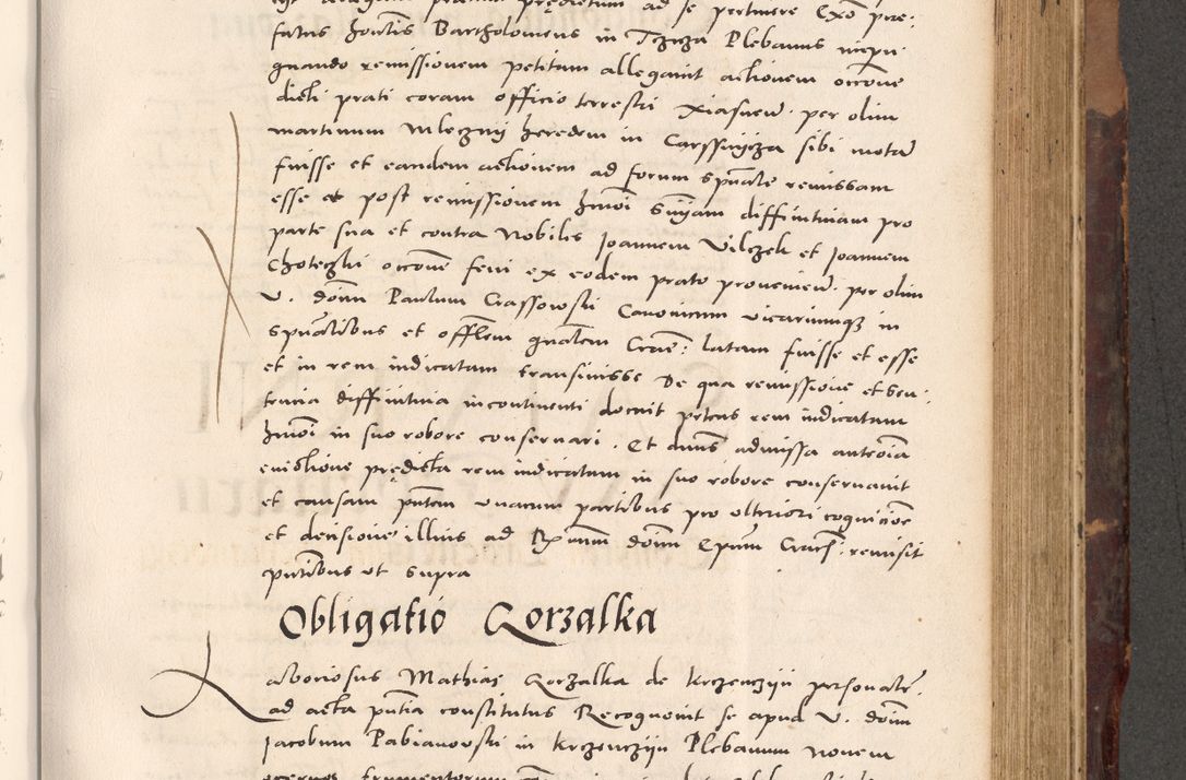 Zdjęcie nr 597 dla obiektu archiwalnego: Acta actorum causarum, sentenciarum tam diffinitivarum quam interloquutoriarum, decretorum, obligationum, quietationum et constitucionum procuratorum coram reverendo domino Bartholomeo Ganthkowski cancellario Gnesnensi, archidiacono et reverendissimi in Christo patris domini Andree Dei gratia episcopi Cracoviensis vicario in spiritualibus generali Cracoviensi ad annum Domini millesimum quingentesimum quingentesimum secundum, cuius indictio decima, pontificatus Julii pape tercii, annus tercius, foeliciter continuantur.