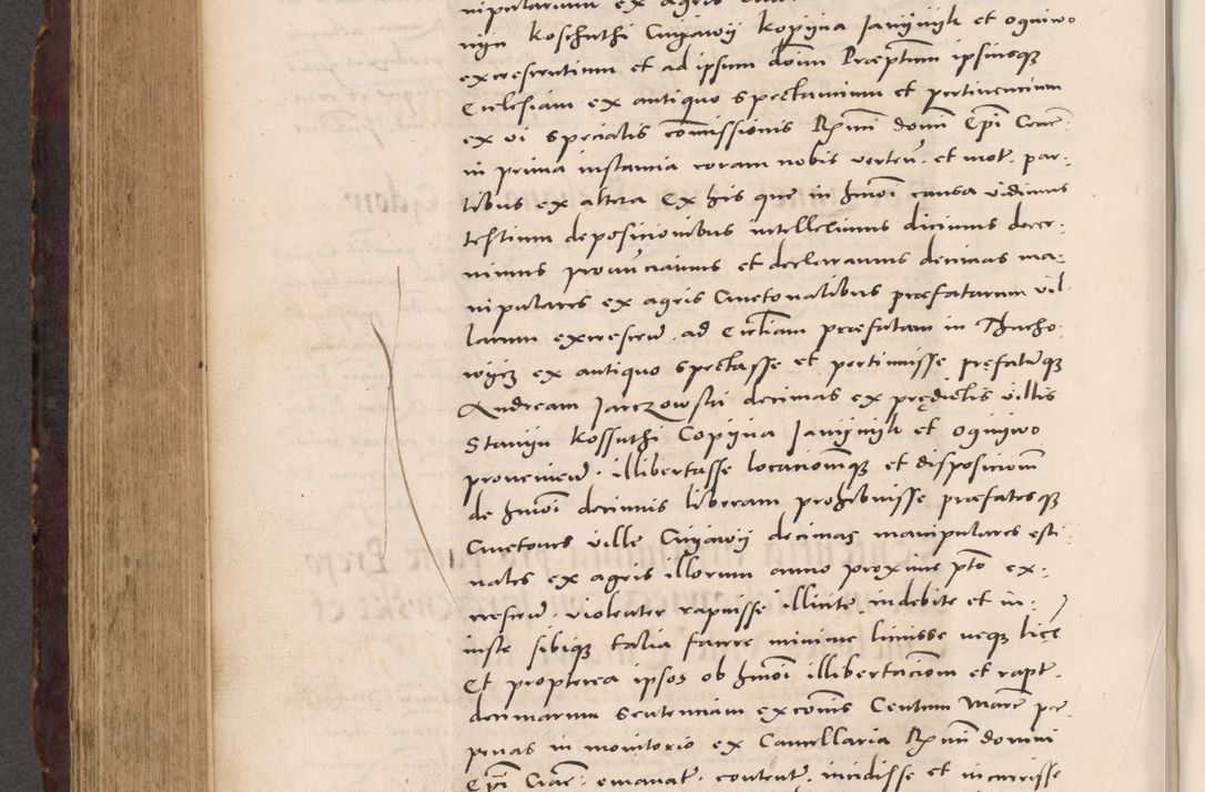 Zdjęcie nr 592 dla obiektu archiwalnego: Acta actorum causarum, sentenciarum tam diffinitivarum quam interloquutoriarum, decretorum, obligationum, quietationum et constitucionum procuratorum coram reverendo domino Bartholomeo Ganthkowski cancellario Gnesnensi, archidiacono et reverendissimi in Christo patris domini Andree Dei gratia episcopi Cracoviensis vicario in spiritualibus generali Cracoviensi ad annum Domini millesimum quingentesimum quingentesimum secundum, cuius indictio decima, pontificatus Julii pape tercii, annus tercius, foeliciter continuantur.