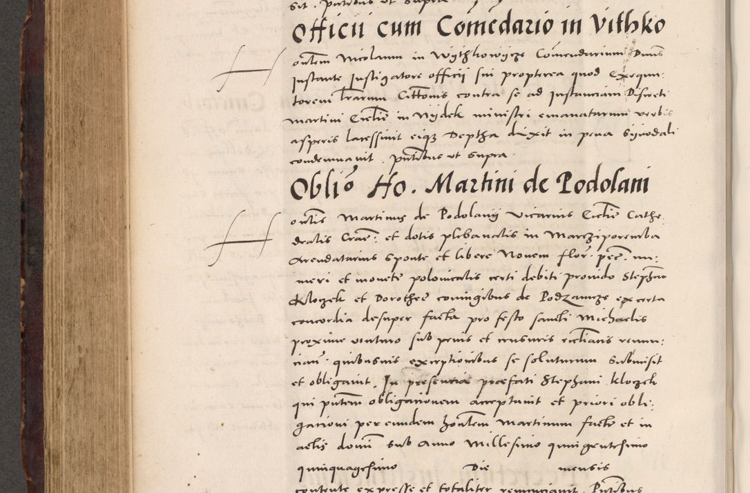 Zdjęcie nr 586 dla obiektu archiwalnego: Acta actorum causarum, sentenciarum tam diffinitivarum quam interloquutoriarum, decretorum, obligationum, quietationum et constitucionum procuratorum coram reverendo domino Bartholomeo Ganthkowski cancellario Gnesnensi, archidiacono et reverendissimi in Christo patris domini Andree Dei gratia episcopi Cracoviensis vicario in spiritualibus generali Cracoviensi ad annum Domini millesimum quingentesimum quingentesimum secundum, cuius indictio decima, pontificatus Julii pape tercii, annus tercius, foeliciter continuantur.