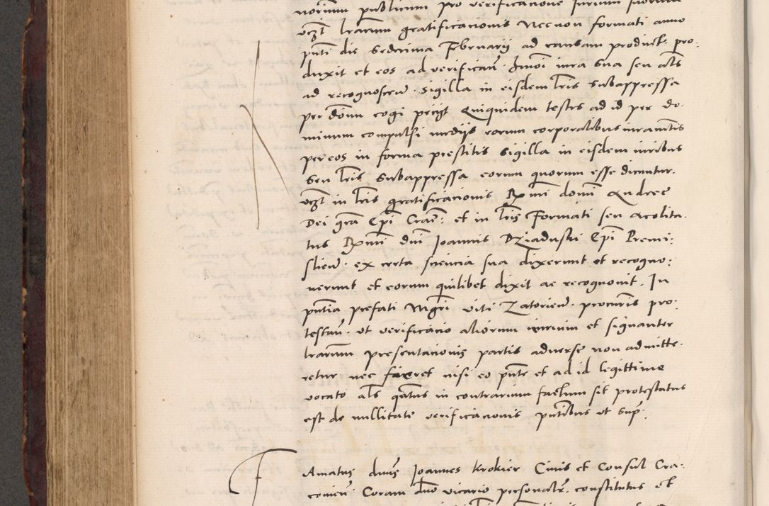 Zdjęcie nr 580 dla obiektu archiwalnego: Acta actorum causarum, sentenciarum tam diffinitivarum quam interloquutoriarum, decretorum, obligationum, quietationum et constitucionum procuratorum coram reverendo domino Bartholomeo Ganthkowski cancellario Gnesnensi, archidiacono et reverendissimi in Christo patris domini Andree Dei gratia episcopi Cracoviensis vicario in spiritualibus generali Cracoviensi ad annum Domini millesimum quingentesimum quingentesimum secundum, cuius indictio decima, pontificatus Julii pape tercii, annus tercius, foeliciter continuantur.