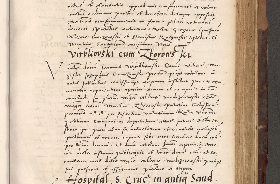 Zdjęcie nr 575 dla obiektu archiwalnego: Acta actorum causarum, sentenciarum tam diffinitivarum quam interloquutoriarum, decretorum, obligationum, quietationum et constitucionum procuratorum coram reverendo domino Bartholomeo Ganthkowski cancellario Gnesnensi, archidiacono et reverendissimi in Christo patris domini Andree Dei gratia episcopi Cracoviensis vicario in spiritualibus generali Cracoviensi ad annum Domini millesimum quingentesimum quingentesimum secundum, cuius indictio decima, pontificatus Julii pape tercii, annus tercius, foeliciter continuantur.