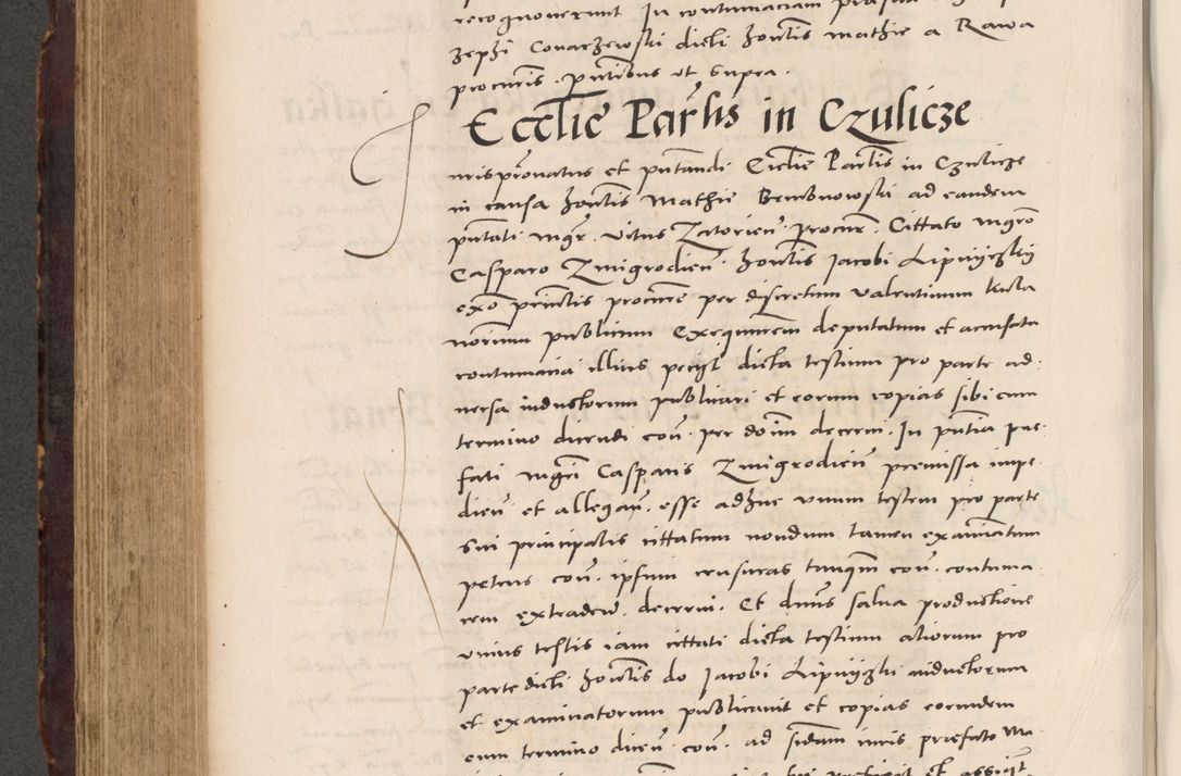 Zdjęcie nr 570 dla obiektu archiwalnego: Acta actorum causarum, sentenciarum tam diffinitivarum quam interloquutoriarum, decretorum, obligationum, quietationum et constitucionum procuratorum coram reverendo domino Bartholomeo Ganthkowski cancellario Gnesnensi, archidiacono et reverendissimi in Christo patris domini Andree Dei gratia episcopi Cracoviensis vicario in spiritualibus generali Cracoviensi ad annum Domini millesimum quingentesimum quingentesimum secundum, cuius indictio decima, pontificatus Julii pape tercii, annus tercius, foeliciter continuantur.