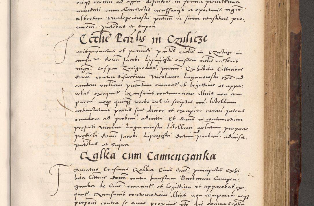 Zdjęcie nr 561 dla obiektu archiwalnego: Acta actorum causarum, sentenciarum tam diffinitivarum quam interloquutoriarum, decretorum, obligationum, quietationum et constitucionum procuratorum coram reverendo domino Bartholomeo Ganthkowski cancellario Gnesnensi, archidiacono et reverendissimi in Christo patris domini Andree Dei gratia episcopi Cracoviensis vicario in spiritualibus generali Cracoviensi ad annum Domini millesimum quingentesimum quingentesimum secundum, cuius indictio decima, pontificatus Julii pape tercii, annus tercius, foeliciter continuantur.