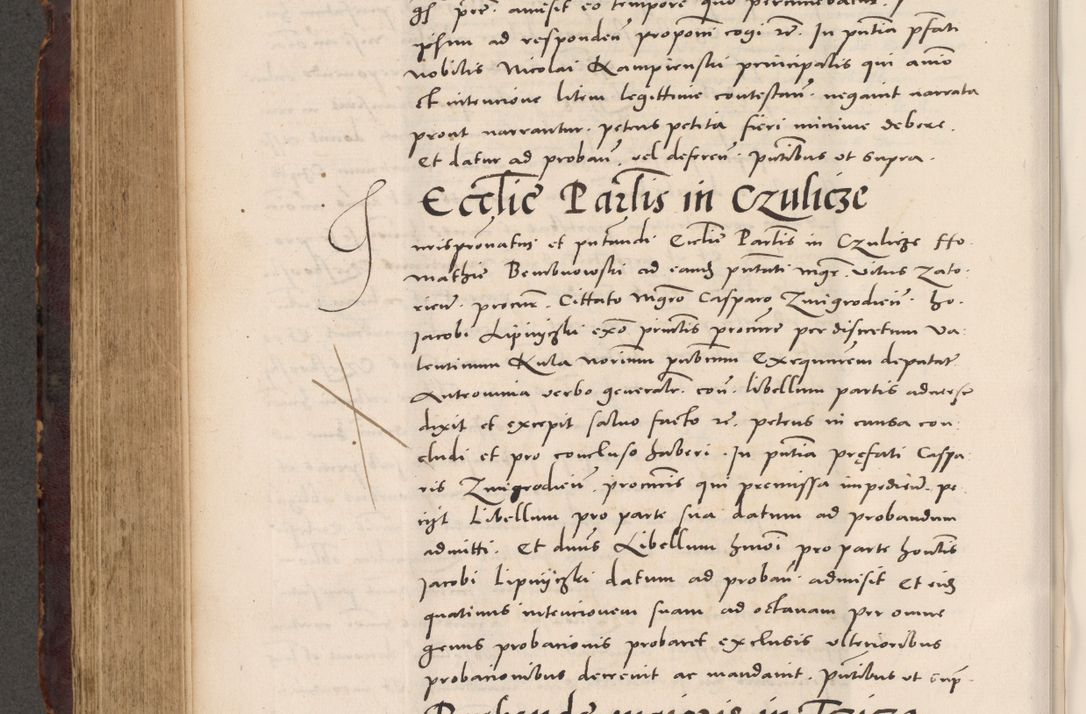 Zdjęcie nr 558 dla obiektu archiwalnego: Acta actorum causarum, sentenciarum tam diffinitivarum quam interloquutoriarum, decretorum, obligationum, quietationum et constitucionum procuratorum coram reverendo domino Bartholomeo Ganthkowski cancellario Gnesnensi, archidiacono et reverendissimi in Christo patris domini Andree Dei gratia episcopi Cracoviensis vicario in spiritualibus generali Cracoviensi ad annum Domini millesimum quingentesimum quingentesimum secundum, cuius indictio decima, pontificatus Julii pape tercii, annus tercius, foeliciter continuantur.