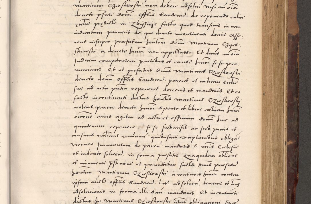 Zdjęcie nr 557 dla obiektu archiwalnego: Acta actorum causarum, sentenciarum tam diffinitivarum quam interloquutoriarum, decretorum, obligationum, quietationum et constitucionum procuratorum coram reverendo domino Bartholomeo Ganthkowski cancellario Gnesnensi, archidiacono et reverendissimi in Christo patris domini Andree Dei gratia episcopi Cracoviensis vicario in spiritualibus generali Cracoviensi ad annum Domini millesimum quingentesimum quingentesimum secundum, cuius indictio decima, pontificatus Julii pape tercii, annus tercius, foeliciter continuantur.