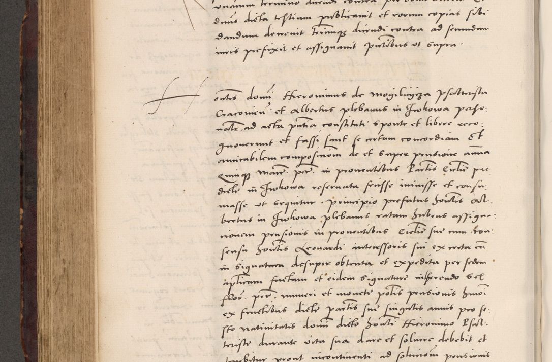 Zdjęcie nr 552 dla obiektu archiwalnego: Acta actorum causarum, sentenciarum tam diffinitivarum quam interloquutoriarum, decretorum, obligationum, quietationum et constitucionum procuratorum coram reverendo domino Bartholomeo Ganthkowski cancellario Gnesnensi, archidiacono et reverendissimi in Christo patris domini Andree Dei gratia episcopi Cracoviensis vicario in spiritualibus generali Cracoviensi ad annum Domini millesimum quingentesimum quingentesimum secundum, cuius indictio decima, pontificatus Julii pape tercii, annus tercius, foeliciter continuantur.