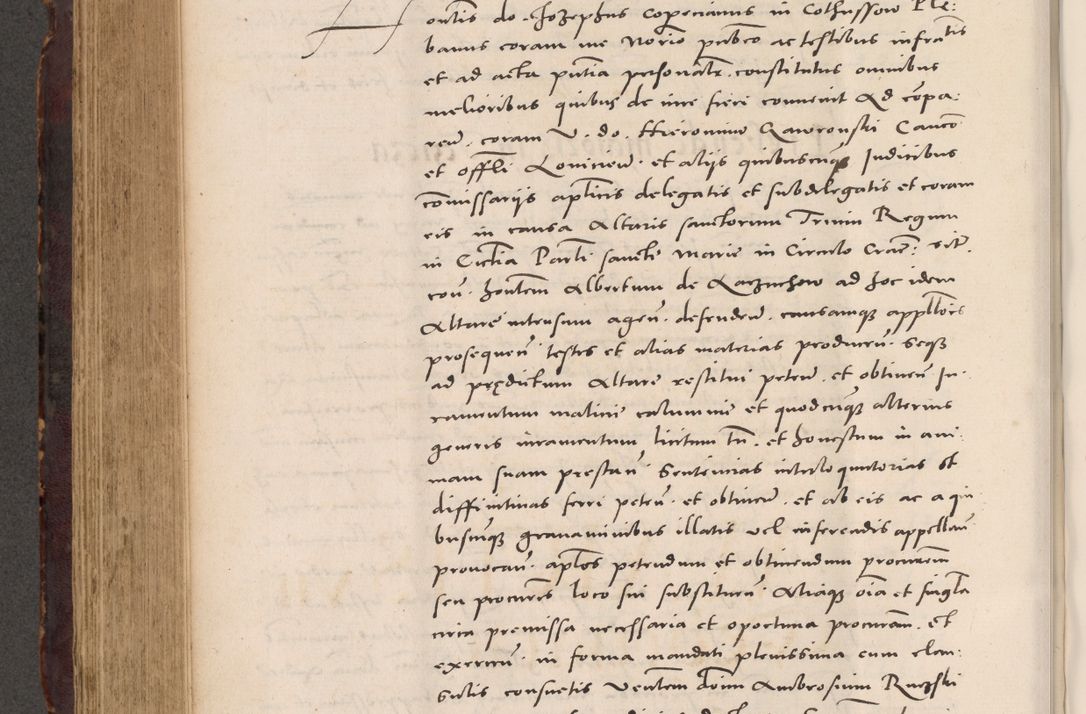 Zdjęcie nr 554 dla obiektu archiwalnego: Acta actorum causarum, sentenciarum tam diffinitivarum quam interloquutoriarum, decretorum, obligationum, quietationum et constitucionum procuratorum coram reverendo domino Bartholomeo Ganthkowski cancellario Gnesnensi, archidiacono et reverendissimi in Christo patris domini Andree Dei gratia episcopi Cracoviensis vicario in spiritualibus generali Cracoviensi ad annum Domini millesimum quingentesimum quingentesimum secundum, cuius indictio decima, pontificatus Julii pape tercii, annus tercius, foeliciter continuantur.