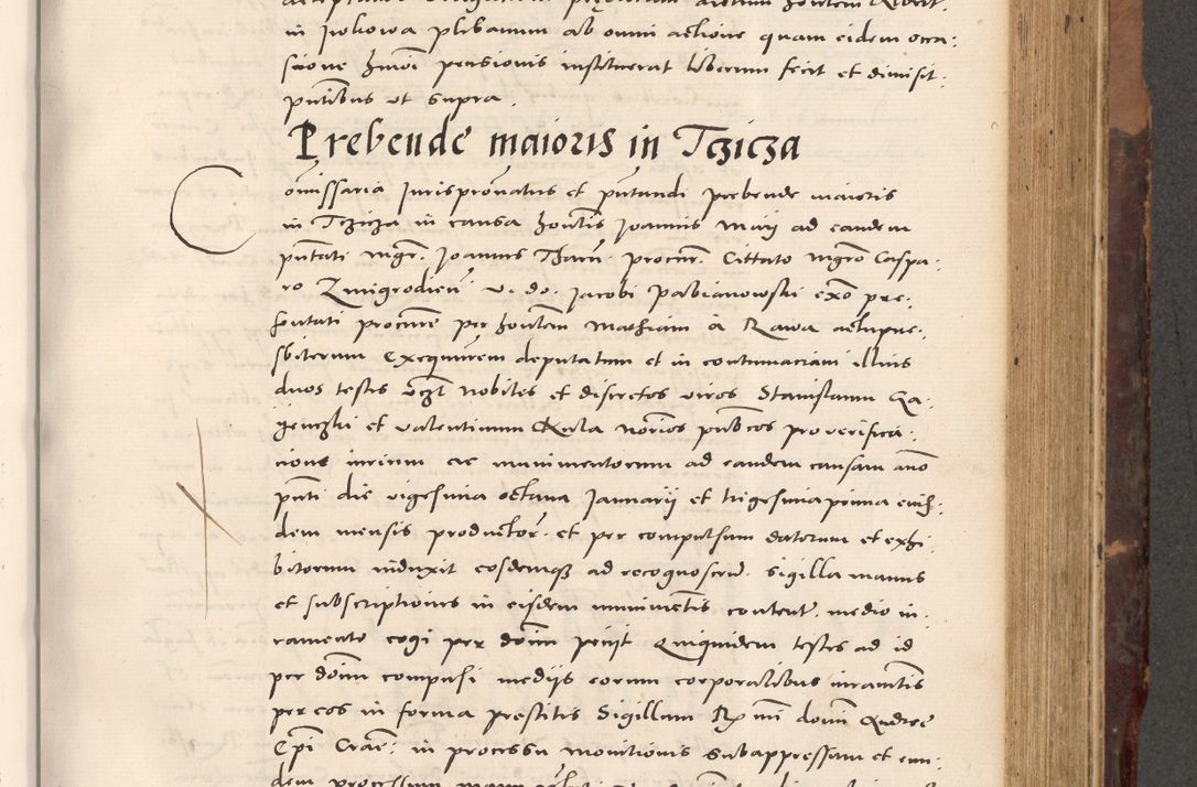Zdjęcie nr 553 dla obiektu archiwalnego: Acta actorum causarum, sentenciarum tam diffinitivarum quam interloquutoriarum, decretorum, obligationum, quietationum et constitucionum procuratorum coram reverendo domino Bartholomeo Ganthkowski cancellario Gnesnensi, archidiacono et reverendissimi in Christo patris domini Andree Dei gratia episcopi Cracoviensis vicario in spiritualibus generali Cracoviensi ad annum Domini millesimum quingentesimum quingentesimum secundum, cuius indictio decima, pontificatus Julii pape tercii, annus tercius, foeliciter continuantur.