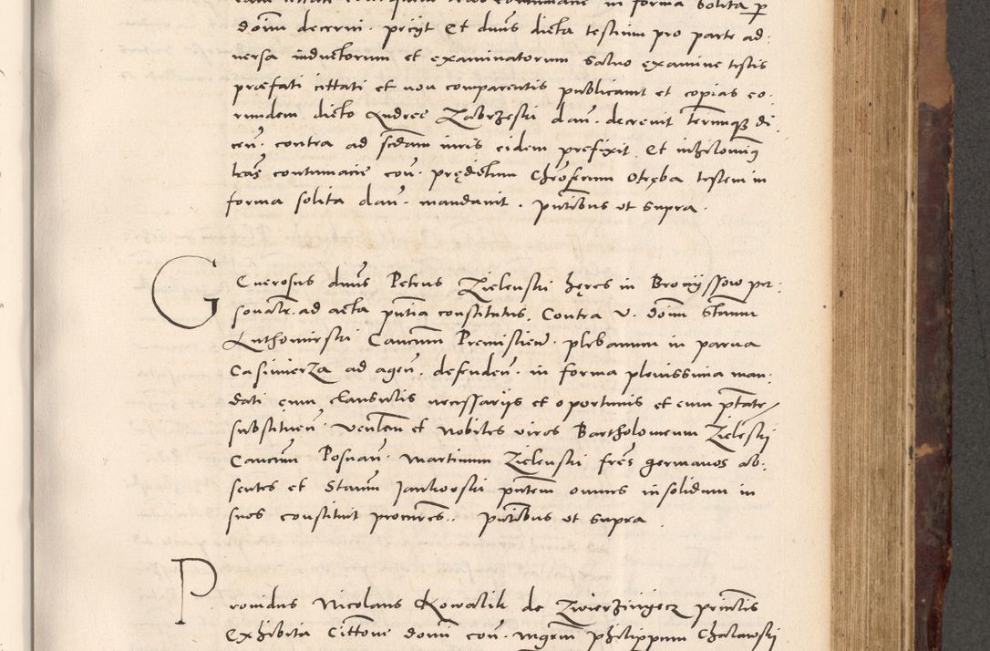 Zdjęcie nr 549 dla obiektu archiwalnego: Acta actorum causarum, sentenciarum tam diffinitivarum quam interloquutoriarum, decretorum, obligationum, quietationum et constitucionum procuratorum coram reverendo domino Bartholomeo Ganthkowski cancellario Gnesnensi, archidiacono et reverendissimi in Christo patris domini Andree Dei gratia episcopi Cracoviensis vicario in spiritualibus generali Cracoviensi ad annum Domini millesimum quingentesimum quingentesimum secundum, cuius indictio decima, pontificatus Julii pape tercii, annus tercius, foeliciter continuantur.
