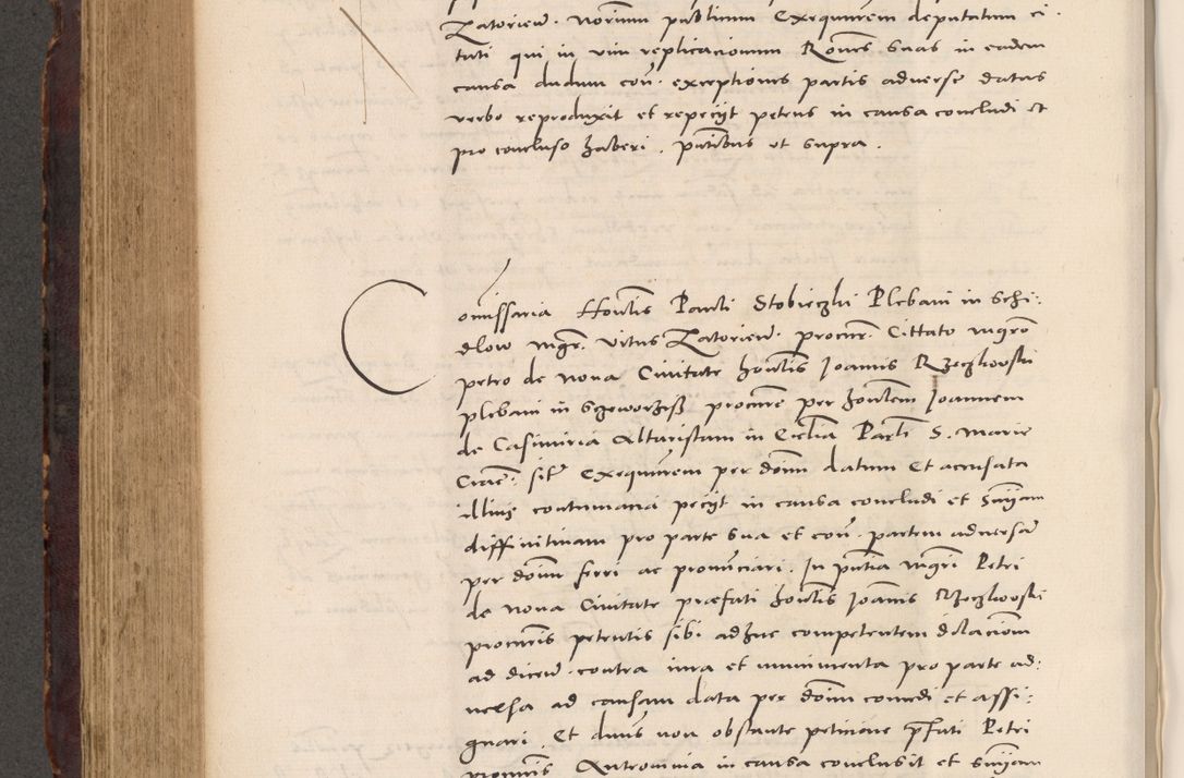 Zdjęcie nr 550 dla obiektu archiwalnego: Acta actorum causarum, sentenciarum tam diffinitivarum quam interloquutoriarum, decretorum, obligationum, quietationum et constitucionum procuratorum coram reverendo domino Bartholomeo Ganthkowski cancellario Gnesnensi, archidiacono et reverendissimi in Christo patris domini Andree Dei gratia episcopi Cracoviensis vicario in spiritualibus generali Cracoviensi ad annum Domini millesimum quingentesimum quingentesimum secundum, cuius indictio decima, pontificatus Julii pape tercii, annus tercius, foeliciter continuantur.