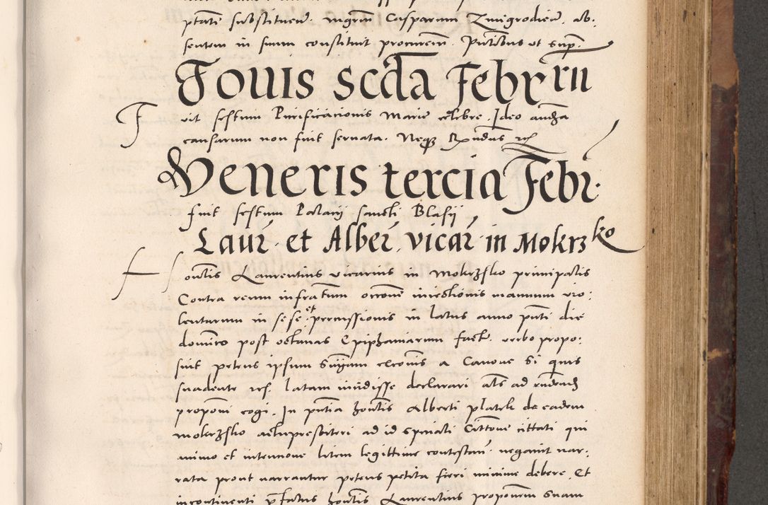 Zdjęcie nr 545 dla obiektu archiwalnego: Acta actorum causarum, sentenciarum tam diffinitivarum quam interloquutoriarum, decretorum, obligationum, quietationum et constitucionum procuratorum coram reverendo domino Bartholomeo Ganthkowski cancellario Gnesnensi, archidiacono et reverendissimi in Christo patris domini Andree Dei gratia episcopi Cracoviensis vicario in spiritualibus generali Cracoviensi ad annum Domini millesimum quingentesimum quingentesimum secundum, cuius indictio decima, pontificatus Julii pape tercii, annus tercius, foeliciter continuantur.