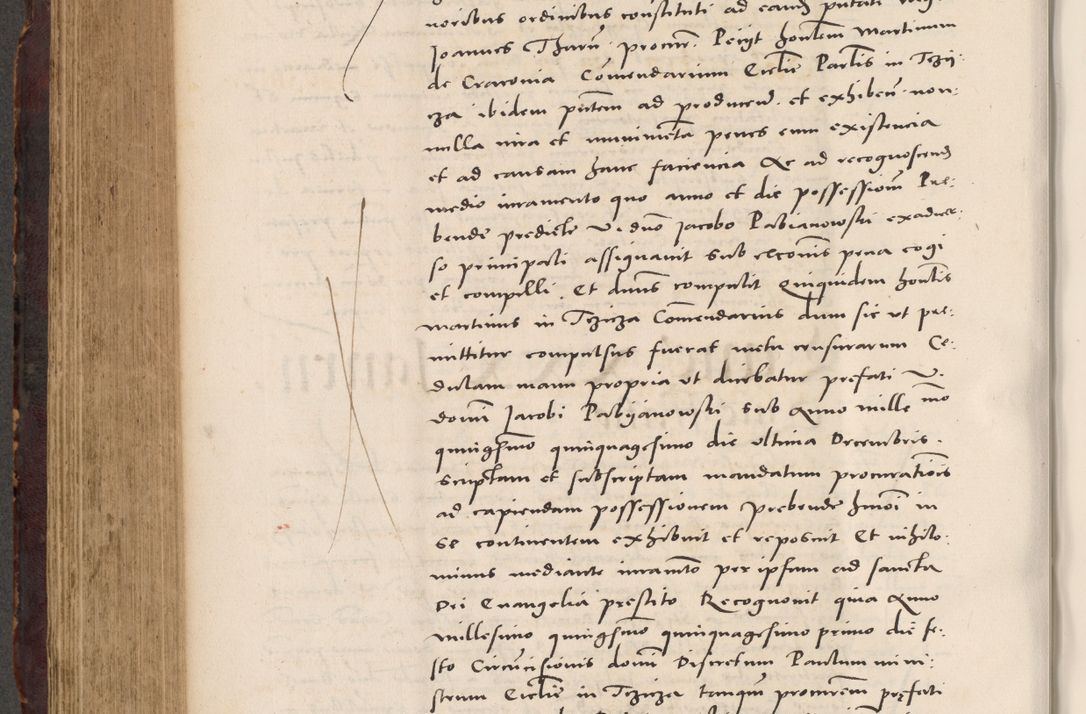 Zdjęcie nr 540 dla obiektu archiwalnego: Acta actorum causarum, sentenciarum tam diffinitivarum quam interloquutoriarum, decretorum, obligationum, quietationum et constitucionum procuratorum coram reverendo domino Bartholomeo Ganthkowski cancellario Gnesnensi, archidiacono et reverendissimi in Christo patris domini Andree Dei gratia episcopi Cracoviensis vicario in spiritualibus generali Cracoviensi ad annum Domini millesimum quingentesimum quingentesimum secundum, cuius indictio decima, pontificatus Julii pape tercii, annus tercius, foeliciter continuantur.