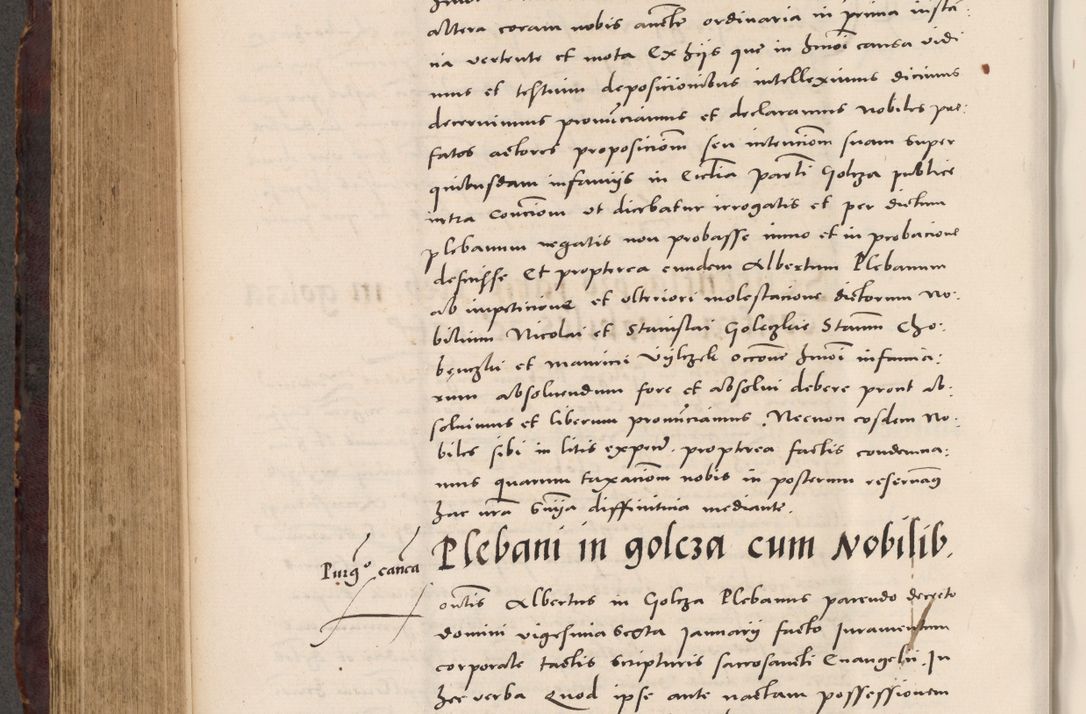 Zdjęcie nr 536 dla obiektu archiwalnego: Acta actorum causarum, sentenciarum tam diffinitivarum quam interloquutoriarum, decretorum, obligationum, quietationum et constitucionum procuratorum coram reverendo domino Bartholomeo Ganthkowski cancellario Gnesnensi, archidiacono et reverendissimi in Christo patris domini Andree Dei gratia episcopi Cracoviensis vicario in spiritualibus generali Cracoviensi ad annum Domini millesimum quingentesimum quingentesimum secundum, cuius indictio decima, pontificatus Julii pape tercii, annus tercius, foeliciter continuantur.