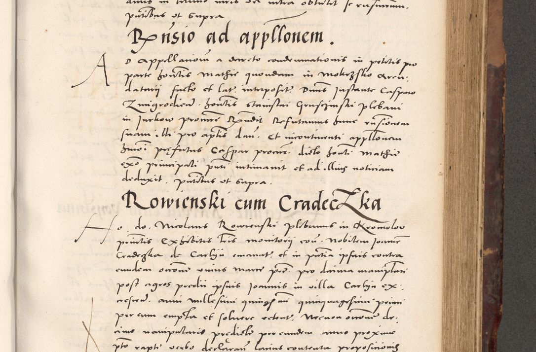 Zdjęcie nr 533 dla obiektu archiwalnego: Acta actorum causarum, sentenciarum tam diffinitivarum quam interloquutoriarum, decretorum, obligationum, quietationum et constitucionum procuratorum coram reverendo domino Bartholomeo Ganthkowski cancellario Gnesnensi, archidiacono et reverendissimi in Christo patris domini Andree Dei gratia episcopi Cracoviensis vicario in spiritualibus generali Cracoviensi ad annum Domini millesimum quingentesimum quingentesimum secundum, cuius indictio decima, pontificatus Julii pape tercii, annus tercius, foeliciter continuantur.