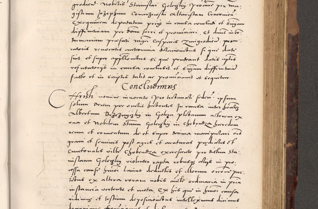 Zdjęcie nr 527 dla obiektu archiwalnego: Acta actorum causarum, sentenciarum tam diffinitivarum quam interloquutoriarum, decretorum, obligationum, quietationum et constitucionum procuratorum coram reverendo domino Bartholomeo Ganthkowski cancellario Gnesnensi, archidiacono et reverendissimi in Christo patris domini Andree Dei gratia episcopi Cracoviensis vicario in spiritualibus generali Cracoviensi ad annum Domini millesimum quingentesimum quingentesimum secundum, cuius indictio decima, pontificatus Julii pape tercii, annus tercius, foeliciter continuantur.