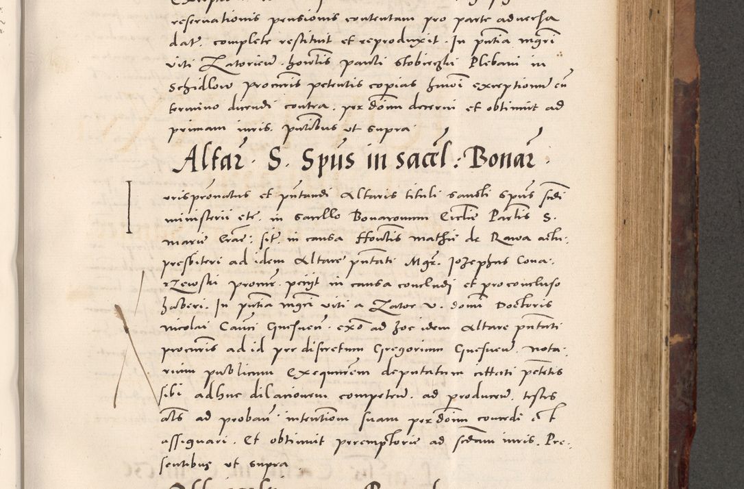 Zdjęcie nr 521 dla obiektu archiwalnego: Acta actorum causarum, sentenciarum tam diffinitivarum quam interloquutoriarum, decretorum, obligationum, quietationum et constitucionum procuratorum coram reverendo domino Bartholomeo Ganthkowski cancellario Gnesnensi, archidiacono et reverendissimi in Christo patris domini Andree Dei gratia episcopi Cracoviensis vicario in spiritualibus generali Cracoviensi ad annum Domini millesimum quingentesimum quingentesimum secundum, cuius indictio decima, pontificatus Julii pape tercii, annus tercius, foeliciter continuantur.