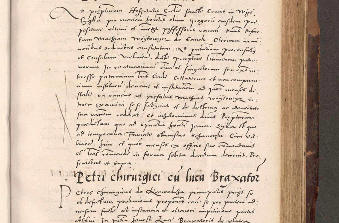 Zdjęcie nr 515 dla obiektu archiwalnego: Acta actorum causarum, sentenciarum tam diffinitivarum quam interloquutoriarum, decretorum, obligationum, quietationum et constitucionum procuratorum coram reverendo domino Bartholomeo Ganthkowski cancellario Gnesnensi, archidiacono et reverendissimi in Christo patris domini Andree Dei gratia episcopi Cracoviensis vicario in spiritualibus generali Cracoviensi ad annum Domini millesimum quingentesimum quingentesimum secundum, cuius indictio decima, pontificatus Julii pape tercii, annus tercius, foeliciter continuantur.