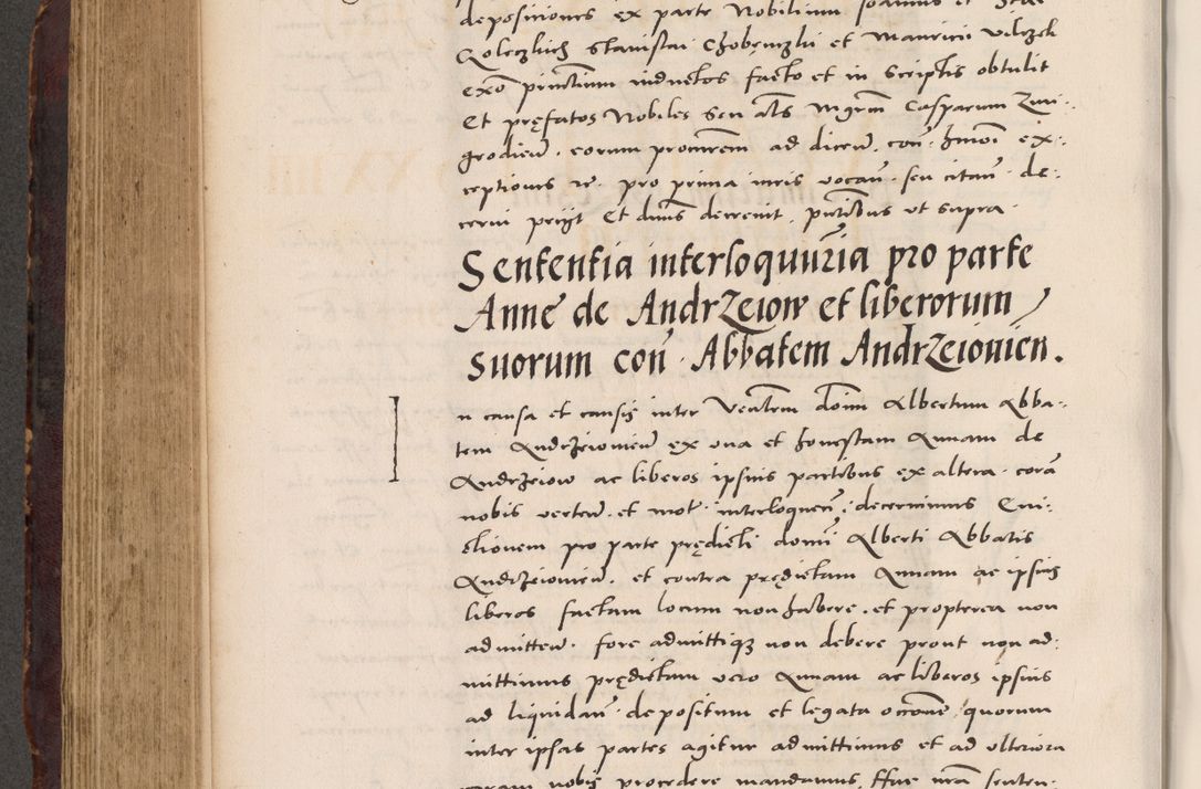 Zdjęcie nr 510 dla obiektu archiwalnego: Acta actorum causarum, sentenciarum tam diffinitivarum quam interloquutoriarum, decretorum, obligationum, quietationum et constitucionum procuratorum coram reverendo domino Bartholomeo Ganthkowski cancellario Gnesnensi, archidiacono et reverendissimi in Christo patris domini Andree Dei gratia episcopi Cracoviensis vicario in spiritualibus generali Cracoviensi ad annum Domini millesimum quingentesimum quingentesimum secundum, cuius indictio decima, pontificatus Julii pape tercii, annus tercius, foeliciter continuantur.
