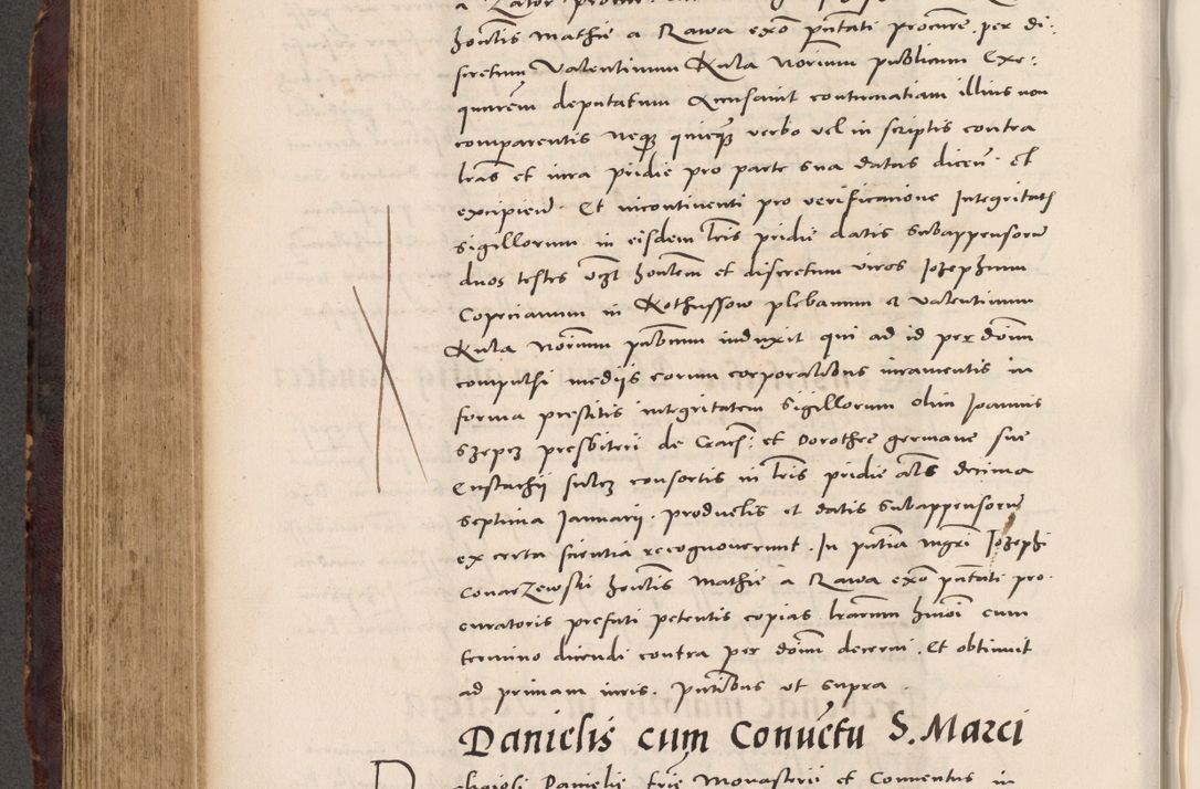 Zdjęcie nr 508 dla obiektu archiwalnego: Acta actorum causarum, sentenciarum tam diffinitivarum quam interloquutoriarum, decretorum, obligationum, quietationum et constitucionum procuratorum coram reverendo domino Bartholomeo Ganthkowski cancellario Gnesnensi, archidiacono et reverendissimi in Christo patris domini Andree Dei gratia episcopi Cracoviensis vicario in spiritualibus generali Cracoviensi ad annum Domini millesimum quingentesimum quingentesimum secundum, cuius indictio decima, pontificatus Julii pape tercii, annus tercius, foeliciter continuantur.