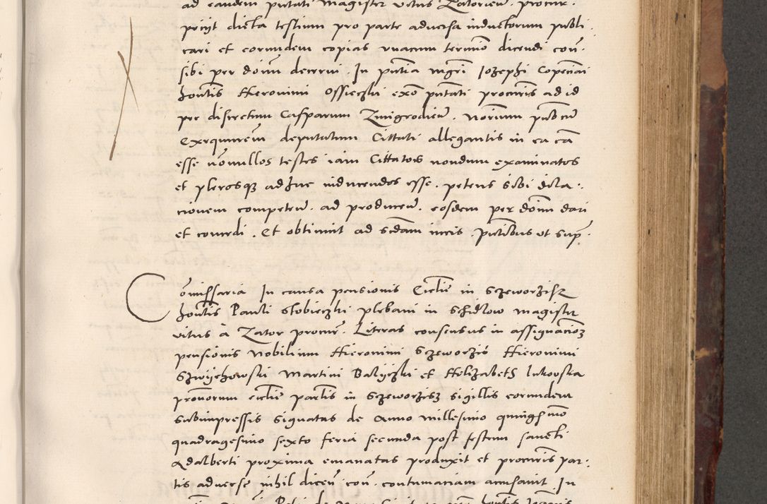 Zdjęcie nr 505 dla obiektu archiwalnego: Acta actorum causarum, sentenciarum tam diffinitivarum quam interloquutoriarum, decretorum, obligationum, quietationum et constitucionum procuratorum coram reverendo domino Bartholomeo Ganthkowski cancellario Gnesnensi, archidiacono et reverendissimi in Christo patris domini Andree Dei gratia episcopi Cracoviensis vicario in spiritualibus generali Cracoviensi ad annum Domini millesimum quingentesimum quingentesimum secundum, cuius indictio decima, pontificatus Julii pape tercii, annus tercius, foeliciter continuantur.