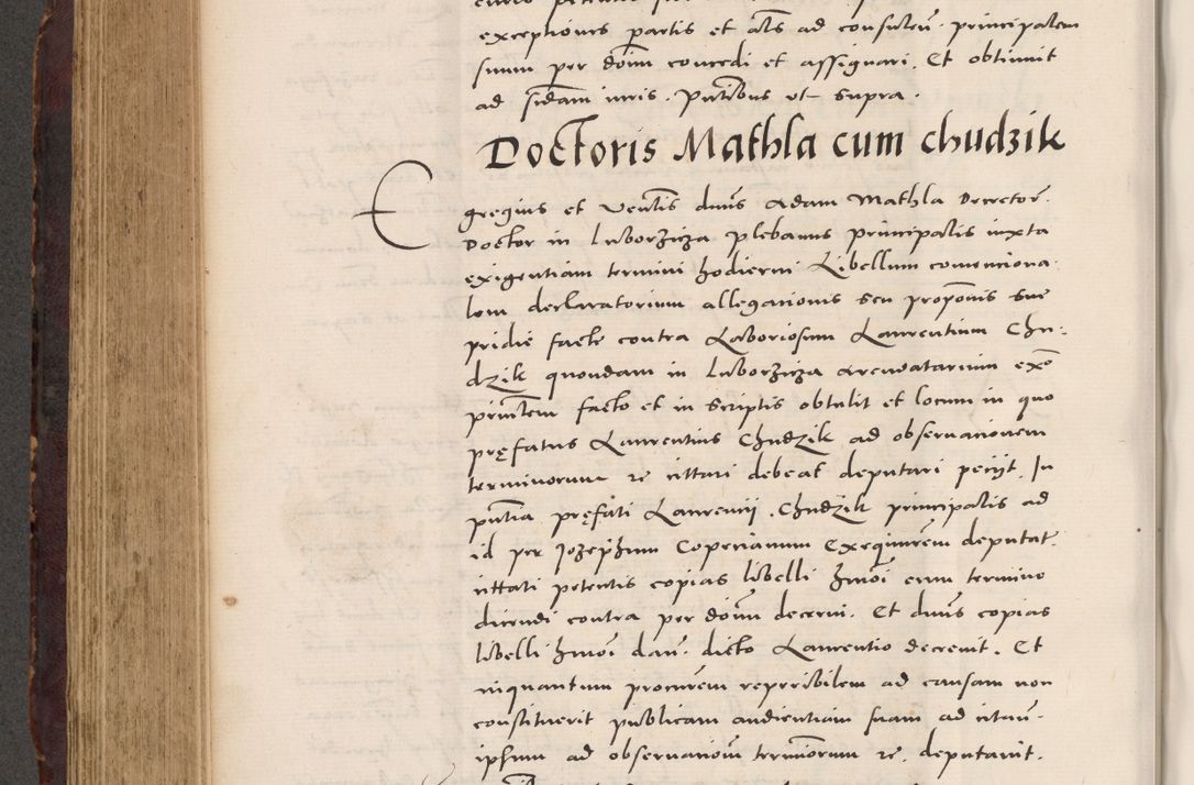 Zdjęcie nr 502 dla obiektu archiwalnego: Acta actorum causarum, sentenciarum tam diffinitivarum quam interloquutoriarum, decretorum, obligationum, quietationum et constitucionum procuratorum coram reverendo domino Bartholomeo Ganthkowski cancellario Gnesnensi, archidiacono et reverendissimi in Christo patris domini Andree Dei gratia episcopi Cracoviensis vicario in spiritualibus generali Cracoviensi ad annum Domini millesimum quingentesimum quingentesimum secundum, cuius indictio decima, pontificatus Julii pape tercii, annus tercius, foeliciter continuantur.