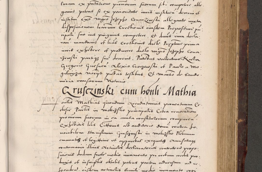 Zdjęcie nr 499 dla obiektu archiwalnego: Acta actorum causarum, sentenciarum tam diffinitivarum quam interloquutoriarum, decretorum, obligationum, quietationum et constitucionum procuratorum coram reverendo domino Bartholomeo Ganthkowski cancellario Gnesnensi, archidiacono et reverendissimi in Christo patris domini Andree Dei gratia episcopi Cracoviensis vicario in spiritualibus generali Cracoviensi ad annum Domini millesimum quingentesimum quingentesimum secundum, cuius indictio decima, pontificatus Julii pape tercii, annus tercius, foeliciter continuantur.