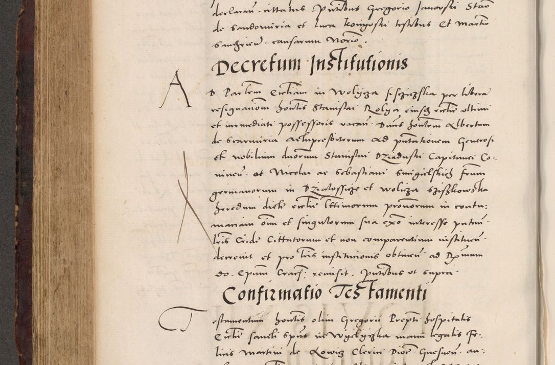 Zdjęcie nr 488 dla obiektu archiwalnego: Acta actorum causarum, sentenciarum tam diffinitivarum quam interloquutoriarum, decretorum, obligationum, quietationum et constitucionum procuratorum coram reverendo domino Bartholomeo Ganthkowski cancellario Gnesnensi, archidiacono et reverendissimi in Christo patris domini Andree Dei gratia episcopi Cracoviensis vicario in spiritualibus generali Cracoviensi ad annum Domini millesimum quingentesimum quingentesimum secundum, cuius indictio decima, pontificatus Julii pape tercii, annus tercius, foeliciter continuantur.