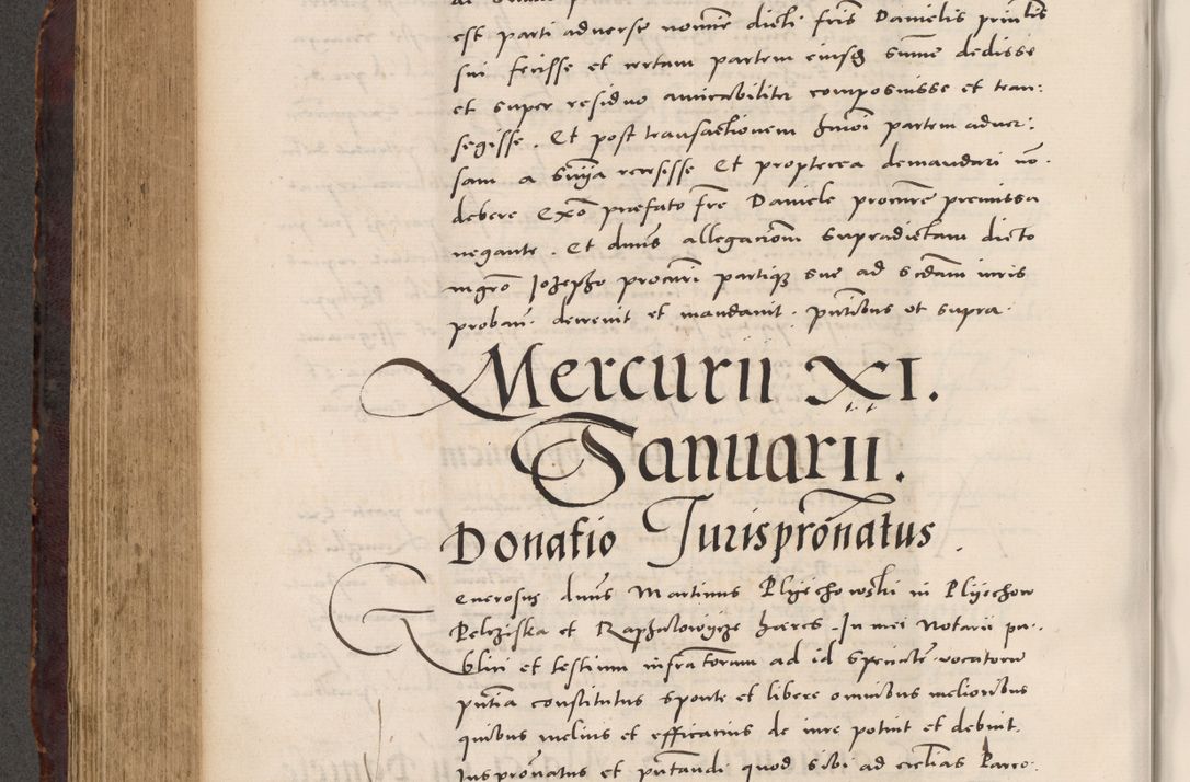Zdjęcie nr 484 dla obiektu archiwalnego: Acta actorum causarum, sentenciarum tam diffinitivarum quam interloquutoriarum, decretorum, obligationum, quietationum et constitucionum procuratorum coram reverendo domino Bartholomeo Ganthkowski cancellario Gnesnensi, archidiacono et reverendissimi in Christo patris domini Andree Dei gratia episcopi Cracoviensis vicario in spiritualibus generali Cracoviensi ad annum Domini millesimum quingentesimum quingentesimum secundum, cuius indictio decima, pontificatus Julii pape tercii, annus tercius, foeliciter continuantur.